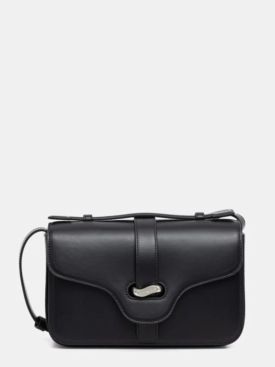Zdjęcie produktu Emporio Armani torebka crossbody damska skórzana czarny