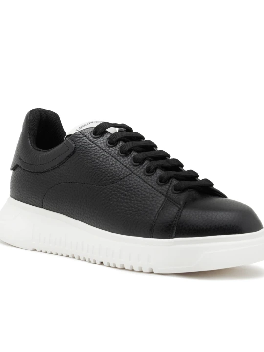 Zdjęcie produktu Emporio Armani Trampki | z dodatkiem skóry czarny