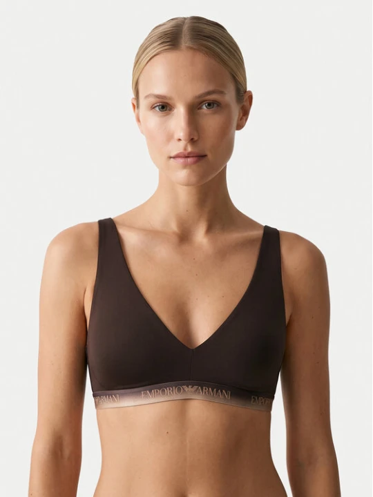 Zdjęcie produktu Emporio Armani Underwear Biustonosz braletka EW000435 AF25572 U6279 Brązowy ciemny