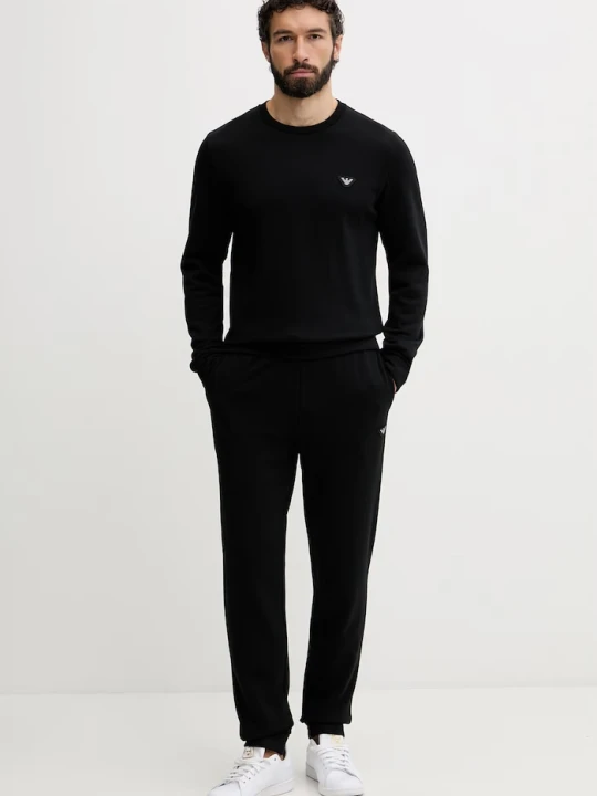 Zdjęcie produktu Emporio Armani Underwear komplet lounge męski z bawełną czarny