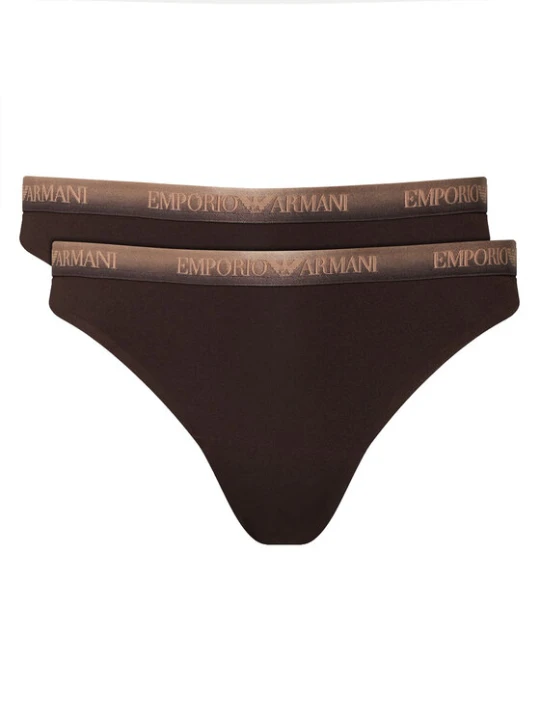 Zdjęcie produktu Emporio Armani Underwear Komplet stringów EW000402 AF25572 U6279 Brązowy ciemny