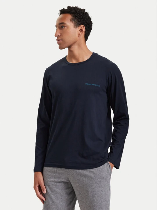 Zdjęcie produktu Emporio Armani Underwear Longsleeve EM000382 AF25022 UB102 Granatowy Slim Fit