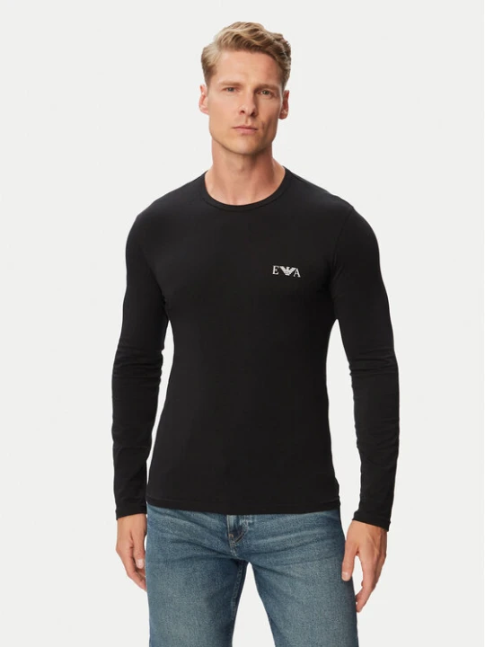 Zdjęcie produktu Emporio Armani Underwear Longsleeve EM000383 AF25018 UC001 Czarny Regular Fit