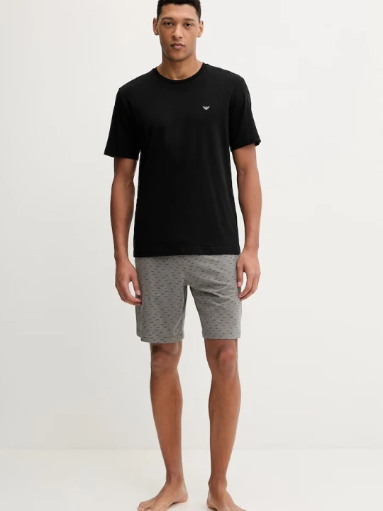 Zdjęcie produktu Emporio Armani Underwear piżama bawełniana czarny