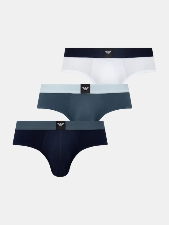 Zdjęcie produktu Emporio Armani Underwear slipy 3-pack granatowy
