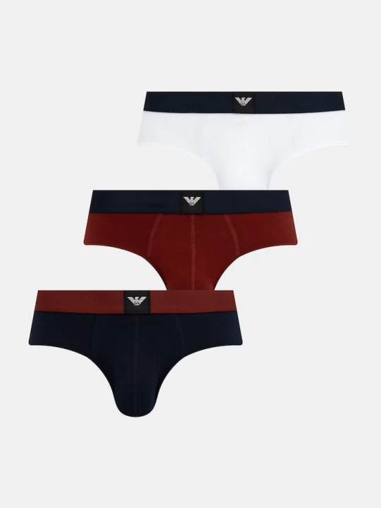 Zdjęcie produktu Emporio Armani Underwear slipy męskie z bawełną 3-pack biały