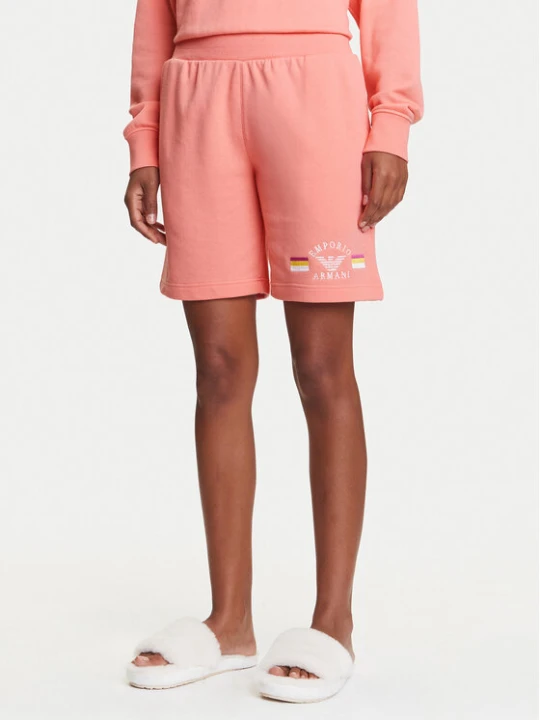 Zdjęcie produktu Emporio Armani Underwear Szorty sportowe EW000496 AF10882 U4019 Różowy Loose Fit