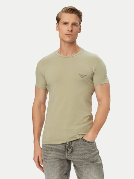 Zdjęcie produktu Emporio Armani Underwear T-Shirt EM000375 AF18890 U8046 Zielony Slim Fit