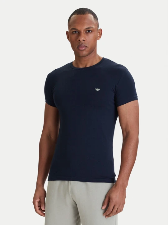 Zdjęcie produktu Emporio Armani Underwear T-Shirt EM000375 AF18891 UB102 Granatowy Slim Fit