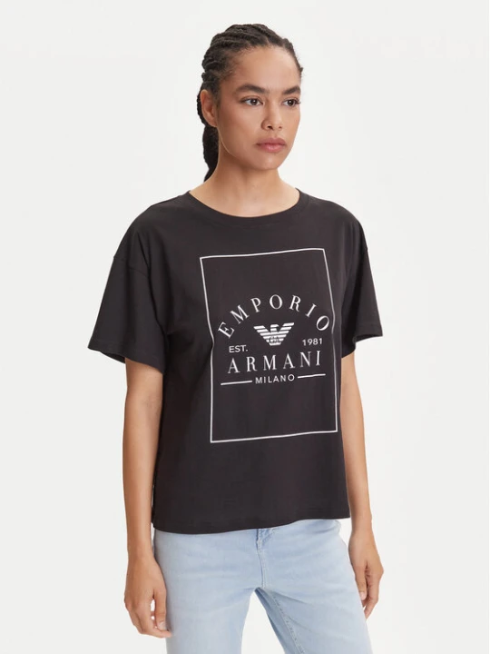 Zdjęcie produktu Emporio Armani Underwear T-Shirt EW000553 AF10887 UC001 Czarny Loose Fit