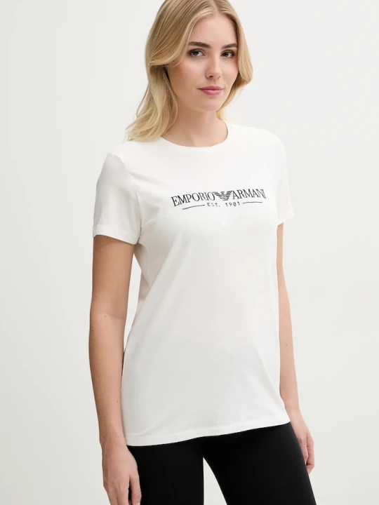 Zdjęcie produktu Emporio Armani Underwear t-shirt lounge beżowy