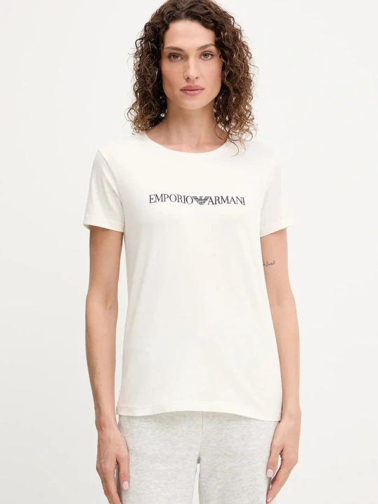 Zdjęcie produktu Emporio Armani Underwear t-shirt lounge beżowy