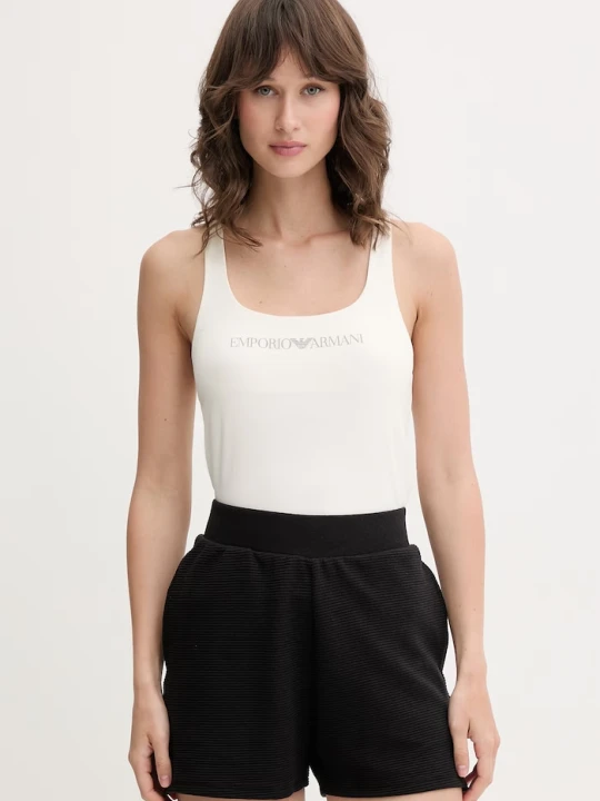 Zdjęcie produktu Emporio Armani Underwear top lounge damski beżowy