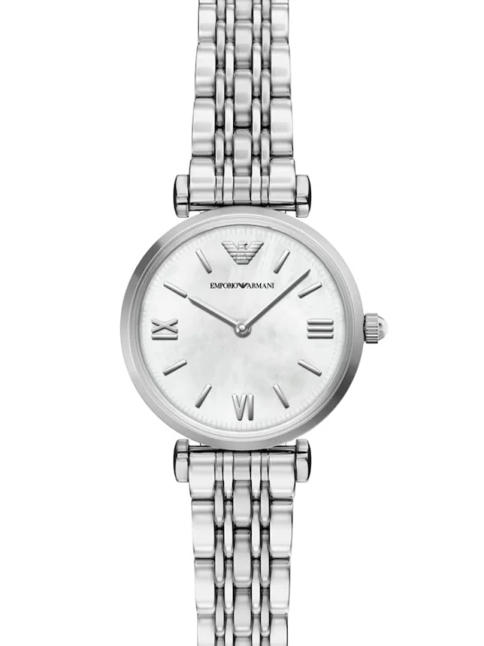 Zdjęcie produktu Emporio Armani zegarek damski Gianni T-Bar srebrny