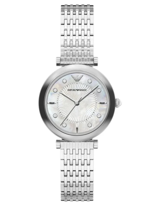 Zdjęcie produktu Emporio Armani zegarek damski New T-Bar srebrny