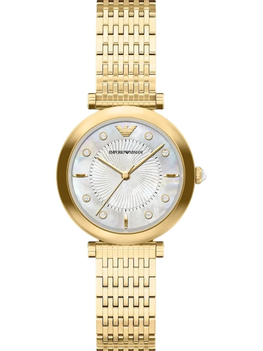 Zdjęcie produktu Emporio Armani zegarek damski New T-Bar złoty