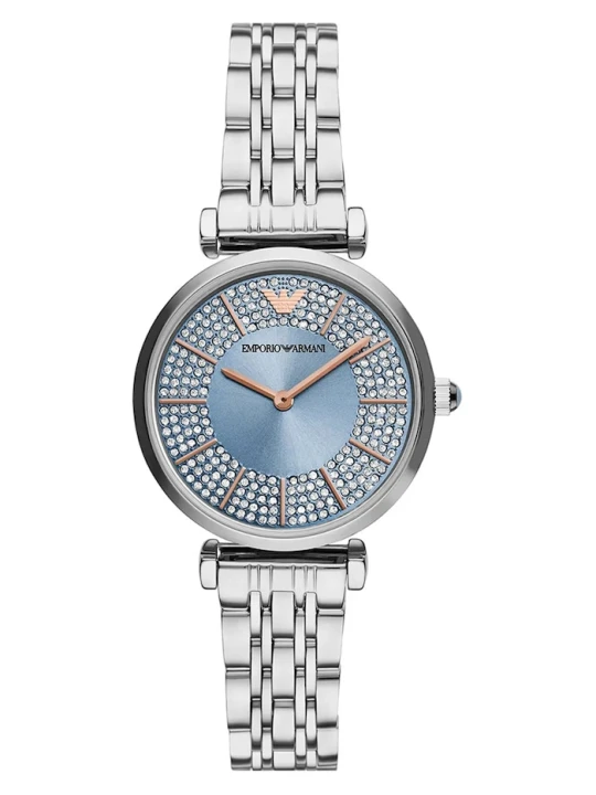 Zdjęcie produktu Emporio Armani zegarek Gianni T-Bar srebrny