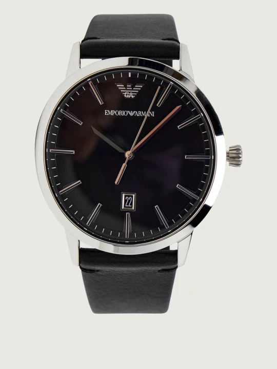 Zdjęcie produktu Emporio Armani Zegarek Ruggero AR11193 | z dodatkiem skóry czarny