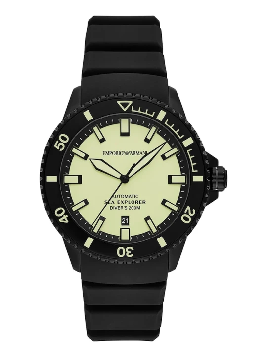 Zdjęcie produktu Emporio Armani zegarek SEA EXPLORER czarny