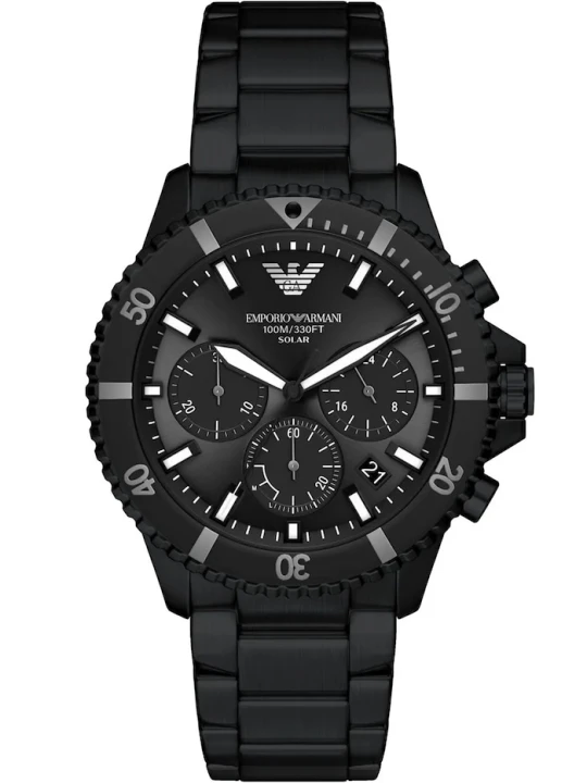 Zdjęcie produktu Emporio Armani zegarek sportowy męski World Explorer czarny