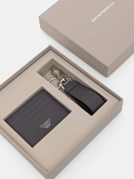 Zdjęcie produktu Emporio Armani zestaw z etui męski szary