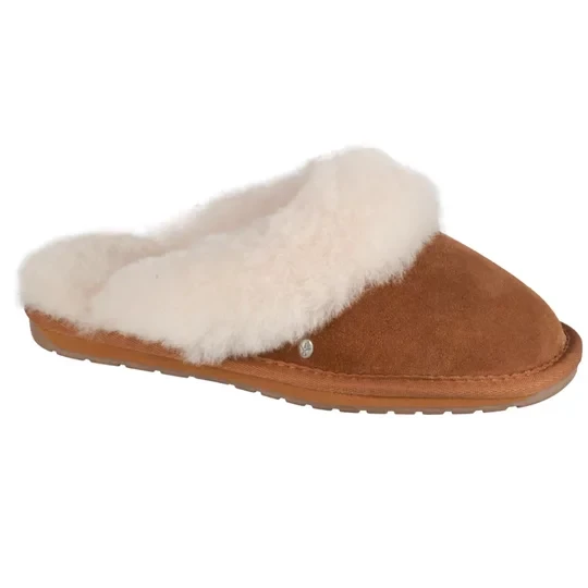 Zdjęcie produktu EMU Australia Jolie W10015-CHES, Damskie, Brązowe, kapcie, skóra zamszowa, rozmiar: 36