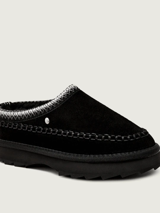 Zdjęcie produktu EMU Australia Mule Sharky Adventure Scuff | z dodatkiem wełny | zamsz czarny