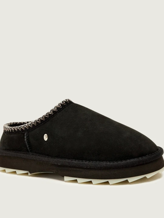 Zdjęcie produktu EMU Australia Mule Sharky Scuff | z dodatkiem wełny | zamsz czarny