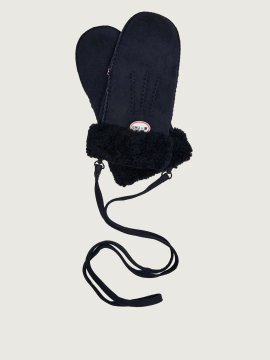 Zdjęcie produktu EMU Australia Rękawiczki Montana Mitten | Emu x WN | shearling | zamsz | z dodatkiem wełny granatowy