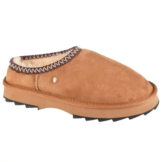 Zdjęcie produktu EMU Australia Sharky Scuff W13179-CHES, Damskie, Brązowe, kapcie, skóra zamszowa, rozmiar: 36