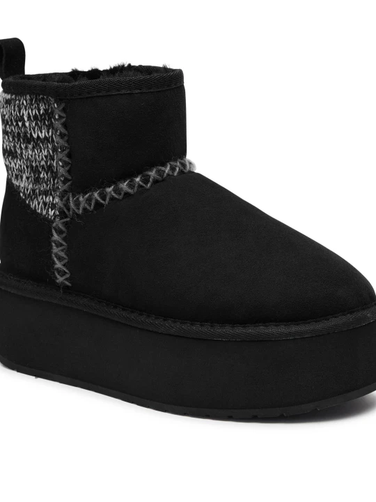 Zdjęcie produktu EMU Australia Śniegowce Stinger Knit Flatform | zamsz