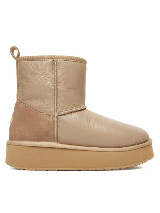 Zdjęcie produktu EMU Australia Śniegowce Stinger Mini Flatform Leather W13189 Beżowy