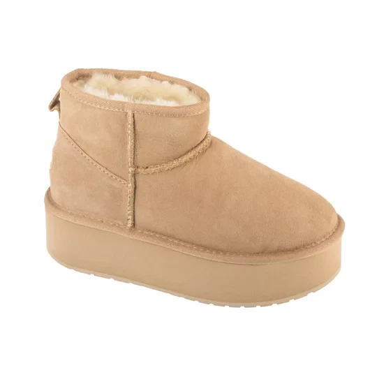 Zdjęcie produktu EMU Australia Stinger Micro Flatform W13082-ALMO, Damskie, Szare, buty zimowe, skóra zamszowa, rozmiar: 37