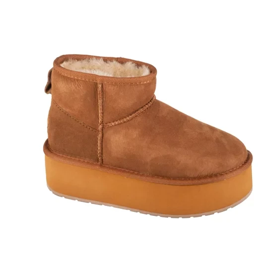 Zdjęcie produktu EMU Australia Stinger Micro Flatform W13082-CHES, Damskie, Brązowe, buty zimowe, skóra zamszowa, rozmiar: 37