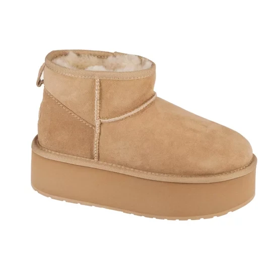 Zdjęcie produktu EMU Australia Stinger Micro Flatform W13082-SAND, Damskie, Beżowe, buty zimowe, skóra zamszowa, rozmiar: 36