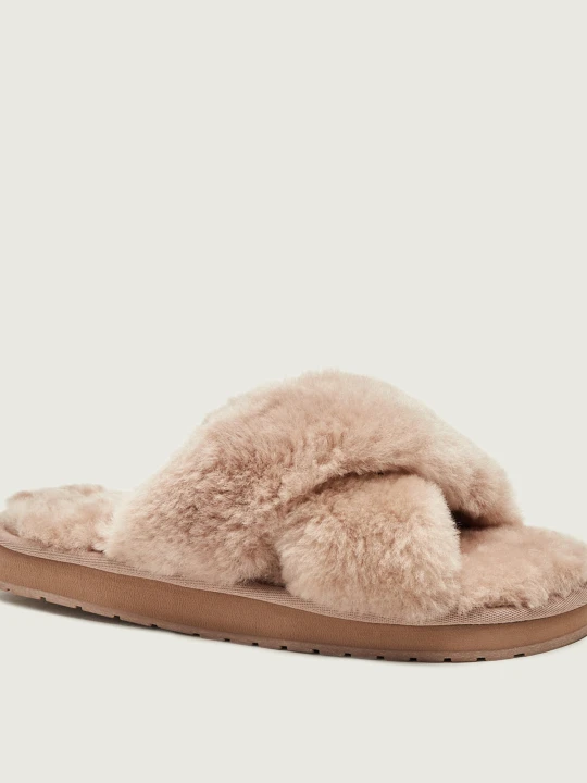 Zdjęcie produktu EMU Australia Wełniane obuwie domowe Kendall Comfort beżowy