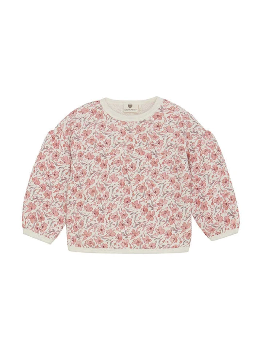Zdjęcie produktu enfant Bluza w kolorze kremowo-jasnoróżowym rozmiar: 86