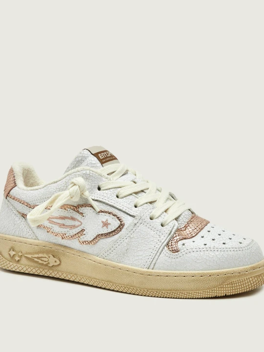 Zdjęcie produktu Enterprise Japan Skórzane sneakersy EGG ROCKET 1 biały