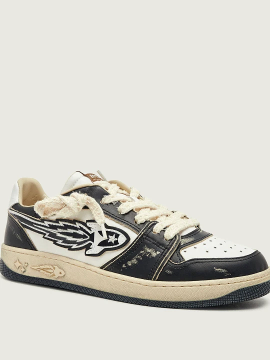 Zdjęcie produktu Enterprise Japan Skórzane sneakersy EGG ROCKET 3 czarny