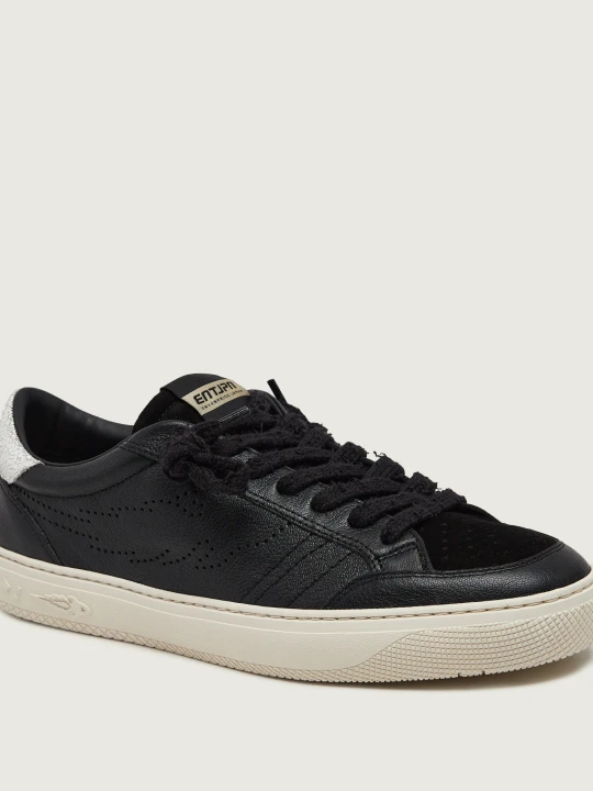 Zdjęcie produktu Enterprise Japan Skórzane sneakersy Jupiter Rocket 1 | zamsz czarny