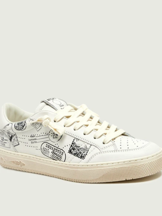 Zdjęcie produktu Enterprise Japan Skórzane sneakersy Jupiter Rocket 3 biały