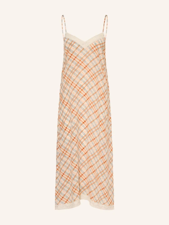 Zdjęcie produktu Eres Jedwabna Negliż Tartan beige