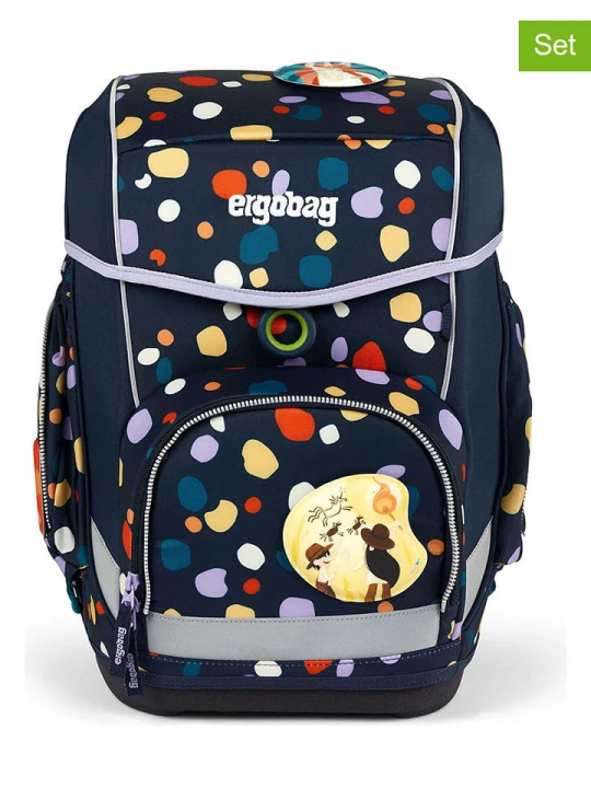 Zdjęcie produktu Ergobag 6-częściowy zestaw szkolny w kolorze granatowym rozmiar: onesize