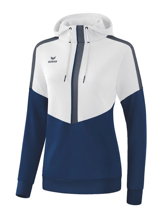 Zdjęcie produktu erima Bluza "Squad" w kolorze biało-granatowym rozmiar: 40
