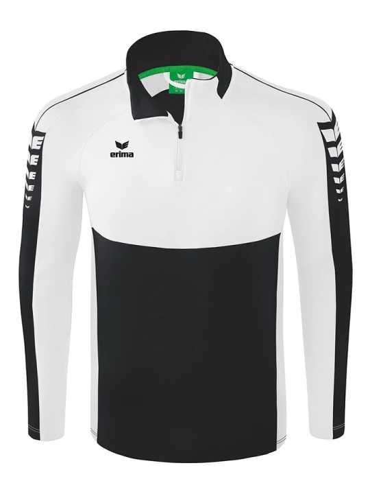 Zdjęcie produktu erima Koszulka sportowa "Six Wings" w kolorze czarno-białym rozmiar: XL