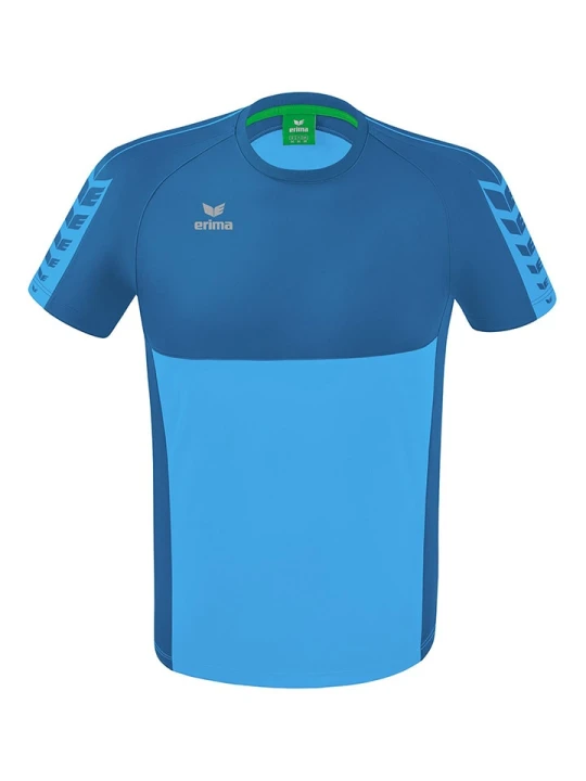 Zdjęcie produktu erima Koszulka sportowa "Six Wings" w kolorze niebiesko-błękitnym rozmiar: M