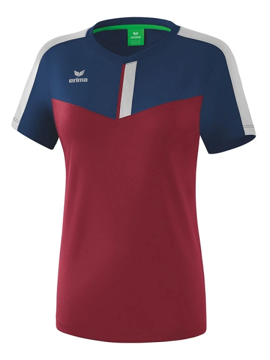 Zdjęcie produktu erima Koszulka sportowa "Squad" w kolorze granatowo-czerwonym rozmiar: 34