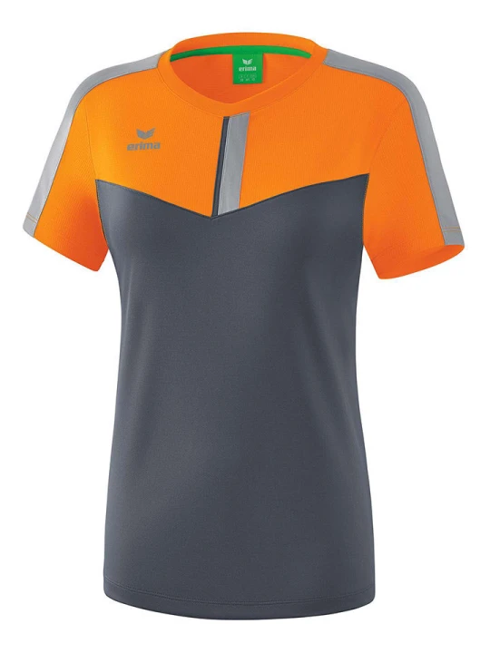 Zdjęcie produktu erima Koszulka sportowa "Squad" w kolorze pomarańczowo-antracytowym rozmiar: 36