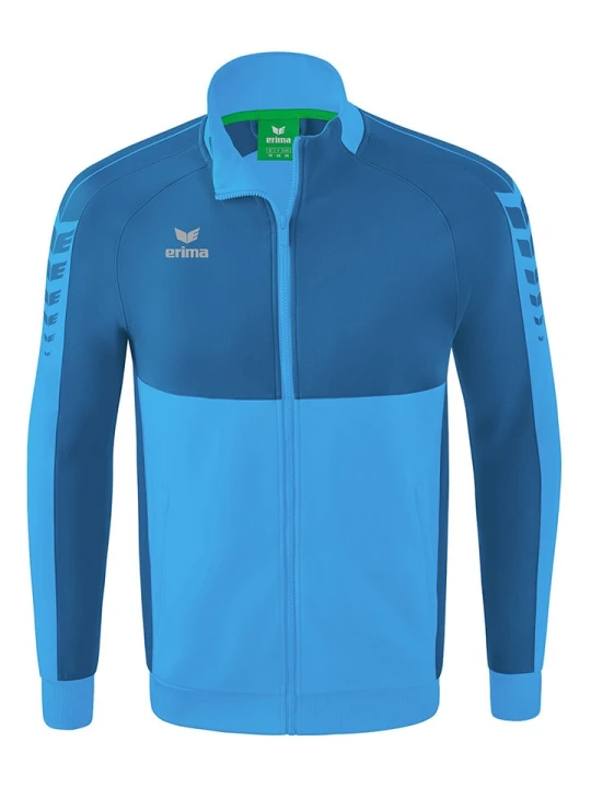 Zdjęcie produktu erima Kurtka sportowa "Six Wings" w kolorze błękitno-niebieskim rozmiar: 164