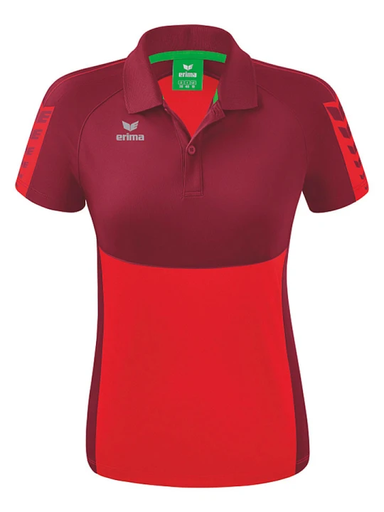 Zdjęcie produktu erima Sportowa koszulka polo "Six Wings" w kolorze czerwonym rozmiar: 44